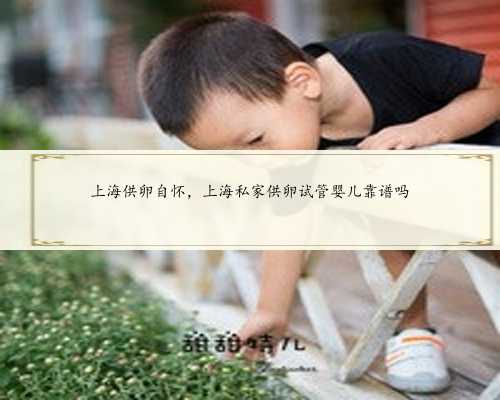 上海供卵自怀，上海私家供卵试管婴儿靠谱吗