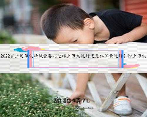 上海接受供精，2022在上海做供精试管婴儿选择上海九院好还是仁济北院好？附