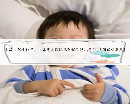 上海去代生途径，上海集爱医院三代试管婴儿费用[上海试管婴儿]